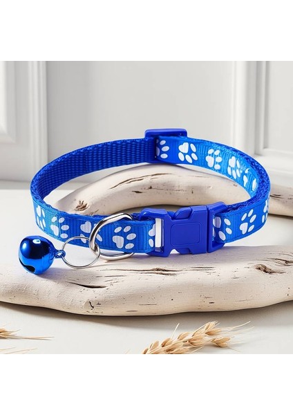 Ayarlanabilir Yumuşak Köpek & Kedi Tasmaları Zilli Lacivert