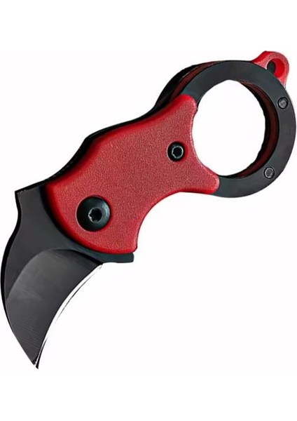 PM-28648 Mini Metal Balıkçı Kamp Bıçağı Karabina