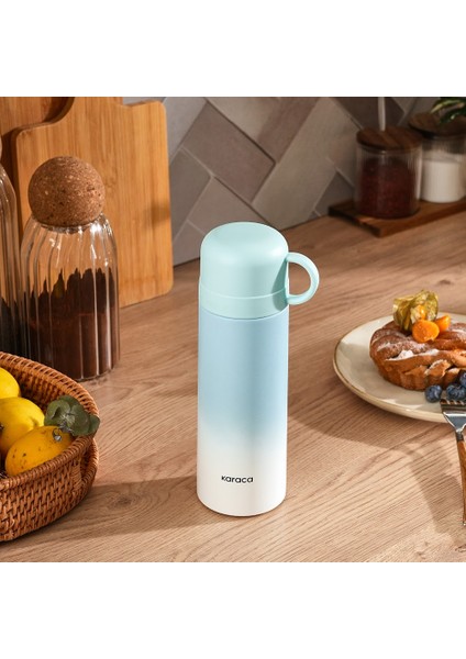 Candy Çelik Sızdırmaz Termos Mavi 500 ml