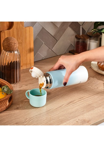 Candy Çelik Sızdırmaz Termos Mavi 500 ml fırsatları