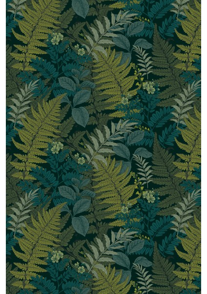 Botanik Desenli Lüks Duvar Kağıdı Isı Yalıtım ve Ses Yaltımlı