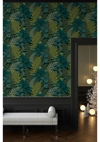 Botanik Desenli Lüks Duvar Kağıdı Isı Yalıtım ve Ses Yaltımlı fırsatları
