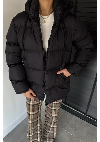 Kadın Kapüşonlu Iç Astarlı Şişme Mont P-00019025 fiyatları