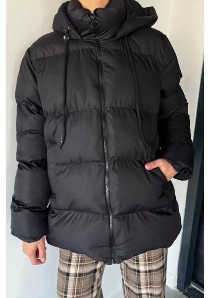 Kadın Kapüşonlu Iç Astarlı Şişme Mont P-00019025 modelleri