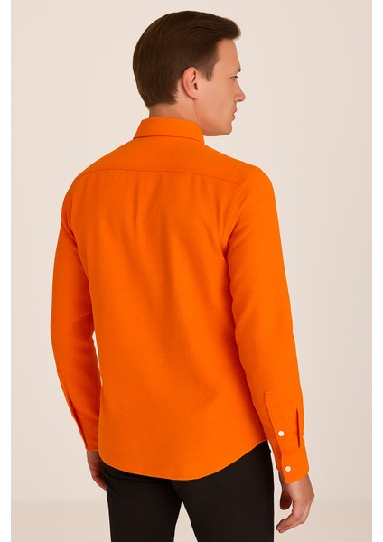 Erkek Regular Fit %100 Keten Uzun Kollu Gömlek fırsatları