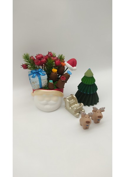 Yılbaşı Temalı Noel Baba Saksı fiyatları