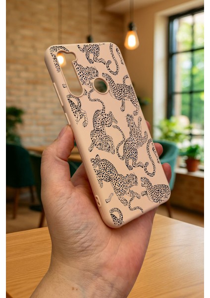 Xiaomi Redmi Note 8 Leopar Desenli Silikon Darbe Emici Klasik Korumalı Rubber Kılıf modelleri