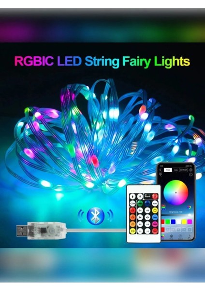 Su Geçirmez LED Şerit Işık Rgb Çok Renkli Sese Müziğe Duyarlı Kumandalı LED Aydınlatma indirimleri