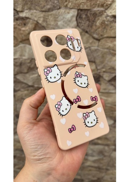 Infinix Gt 20 Pro Uyumlu Hello Kity Silikon Darbe Emici Klasik Korumalı Rubber Kılıf modelleri