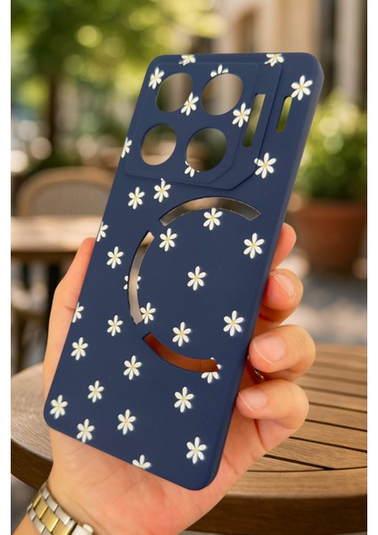 Infinix Gt 20 Pro-Mini Papatya Desenli Silikon Darbe Emici Klasik Korumalı Rubber Kılıf modelleri