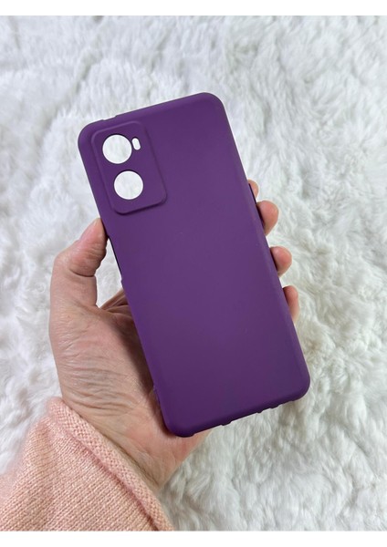 Oppo A96 - Silikon Darbe Emici Klasik Korumalı Rubber Kılıf