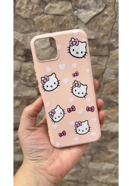 Realme C11 Uyumlu Hello Kity Silikon Darbe Emici Klasik Korumalı Rubber Kılıf