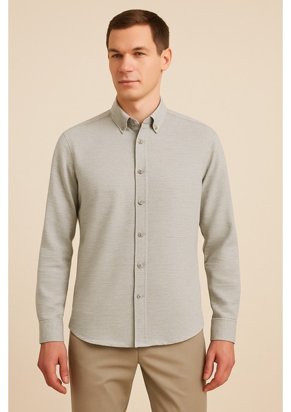 Erkek Sade Keten Gömlek modelleri