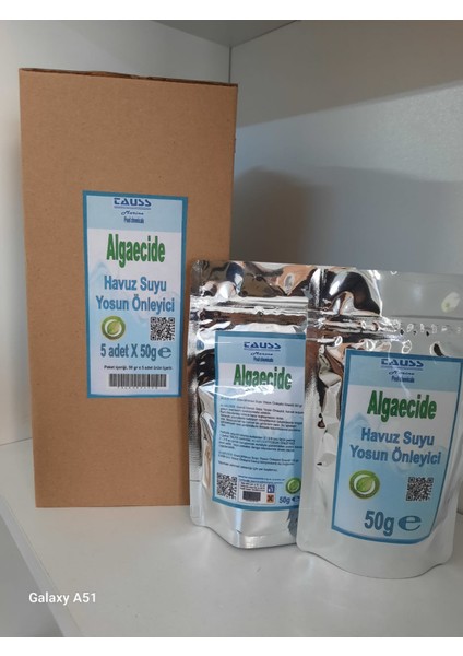 Marine Algaecide Havuz Suyu Yosun Önleyici Granül 250GR 5ADET x 50 Gram