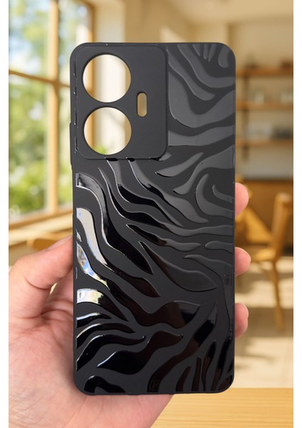 Realme C55 Uyumlu Zebra Desenli Silikon Darbe Emici Klasik Korumalı Rubber Kılıf fiyatları