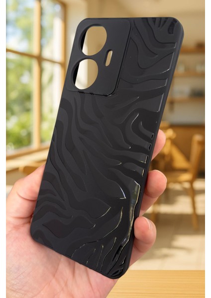 Realme C55 Uyumlu Zebra Desenli Silikon Darbe Emici Klasik Korumalı Rubber Kılıf fırsatları