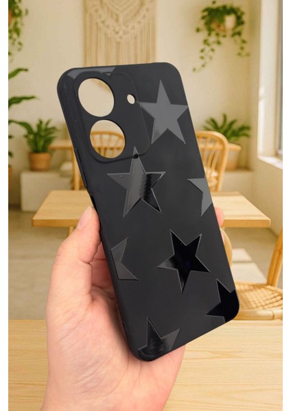 Redmi 13C-STAR Lansman Kamera Korumalı Yumuşak Silikon Rubber Kılıf modelleri