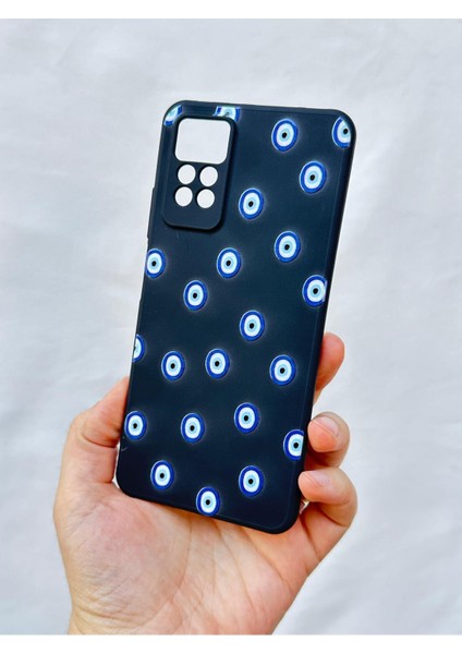Redmi Note 11PRO/NOTE 12PRO4G Nazar Boncuk Desenli Darbe Emici Klasik Korumalı Rubber Kılıf fırsatları