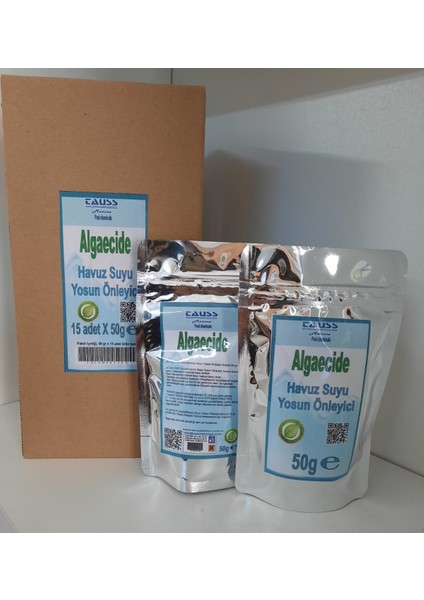 Marine Havuz Suyu Yosun Önleyici Granül 750GR 15ADET x 50 Gram