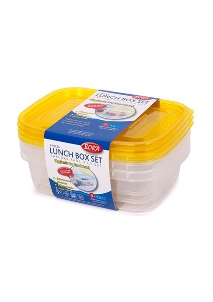 Saklama Kabı Oval Sığ 3 ' lü Set 1lt BO535 fiyatları