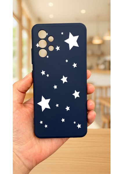 Samsung Galaxy A32-YILDIZ Desenli Silikon Darbe Emici Klasik Korumalı Rubber Kılıf fiyatları