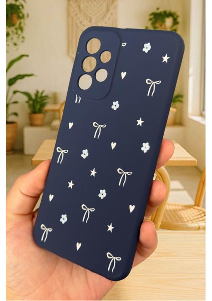 Samsung Galaxy A53 Uyumlu Mini Fiyonk Desenli Silikon Darbe Emici Klasik Korumalı Rubber Kılıf fırsatları