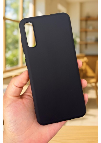 Samsung Galaxy A70 Silikon Darbe Emici Klasik Korumalı Rubber Kılıf