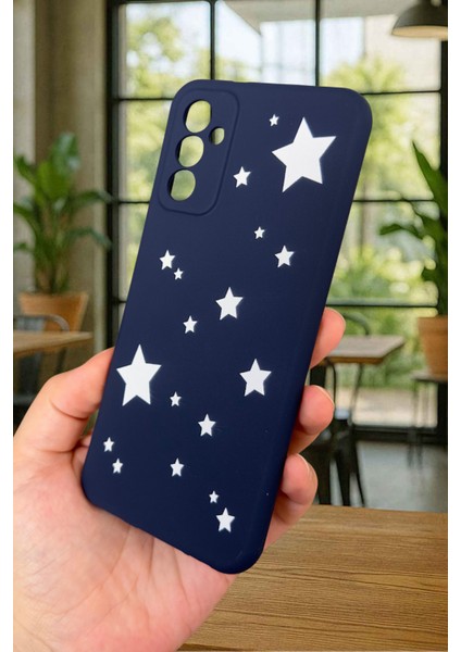 Samsung Galaxy M13 Uyumlu Mini Yıldız Desenli Silikon Darbe Emici Klasik Korumalı Rubber Kılıf fırsatları