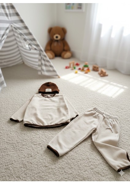 Unisex Waffle Bereli Üçlü Takım fırsatları