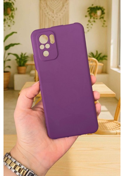 Xiaomi Redmi Note 10 ve 10S Uyumlu Silikon Darbe Emici Klasik Korumalı Rubber Kılıf