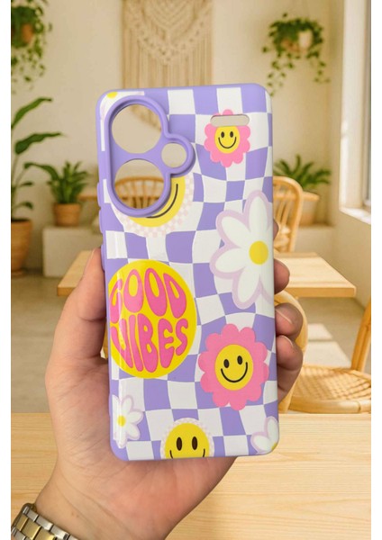 Xiaomi Redmi Note 13 Pro Plus - Good Vibes Silikon Darbe Emici Klasik Korumalı Rubber Kılıf fiyatları