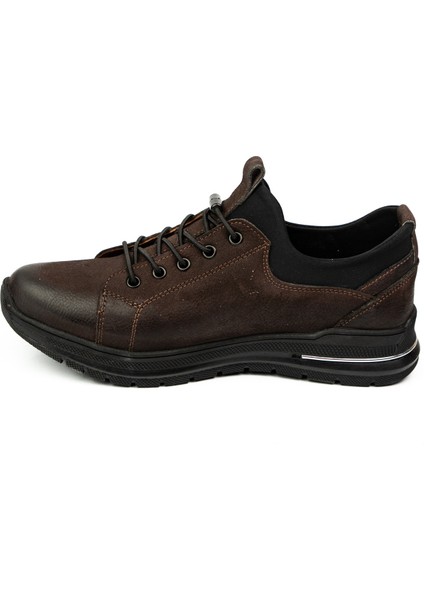 016 Kahverengi Deri Günlük Kadın Ayakkabı modelleri