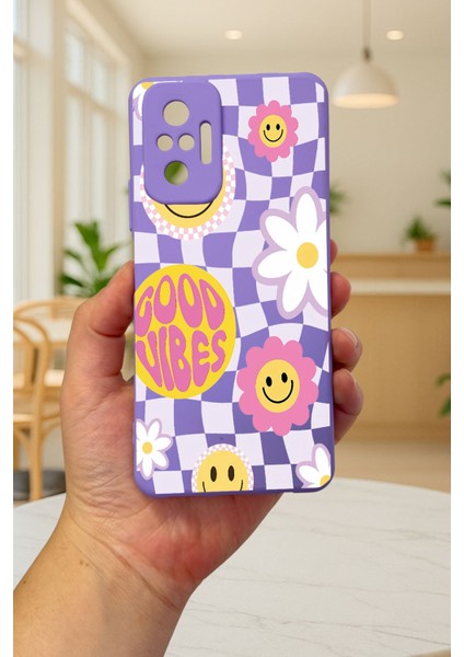 Xiaomi Redmi Note 1o Pro - Good Vibes Silikon Darbe Emici Klasik Korumalı Rubber Kılıf fiyatları