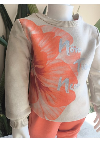 Kız Çocuk Alt Üst Takım Uzun Kollu Eşofman Rahat Şık Modern Tasarım fırsatları