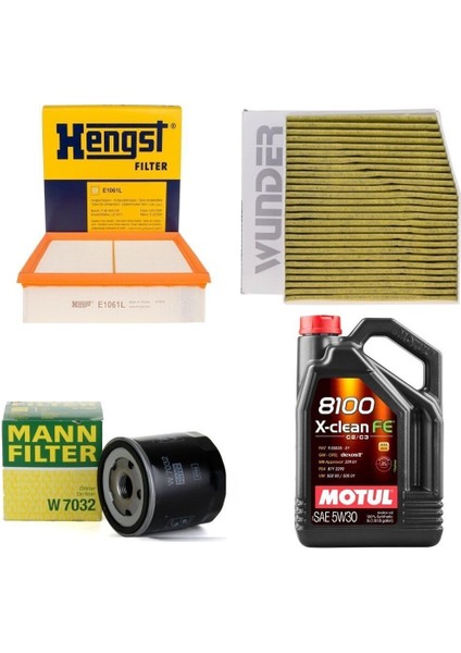 Mercedes W246 Kasa B180 Cdi / D Periyodik Bakım Filtre Seti Motul Yağ