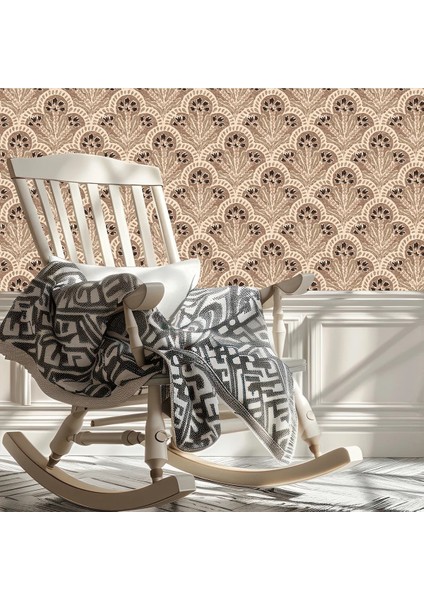 Kahverengifigürlü Duvar Kağıdı -Isı ve Ses Yalıtımı Yırtılmaz