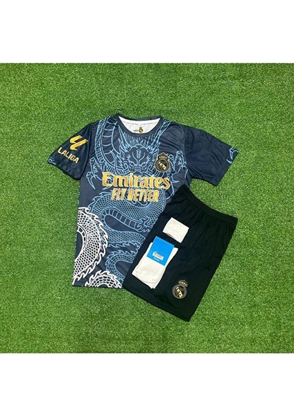 R.e.a.l.m.a.d.r.id Jude Bellingham 2024/24 Sezonu Dragon Desenli Konsept Çocuk Forması 4'lü Set fiyatları