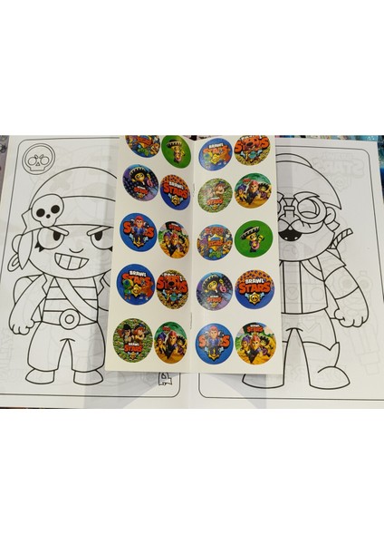 4 Adet Stickerli Boyama Kitabı (Sonic,browstar,süper Kahramanlar,pijamask Figürlü) fiyatları