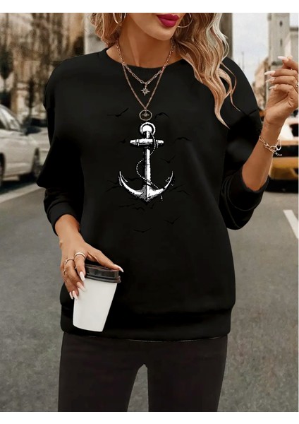 Kadın Uzun Kollu Bisiklet Yaka Desenli Viskon Iki Iplik Bluz modelleri