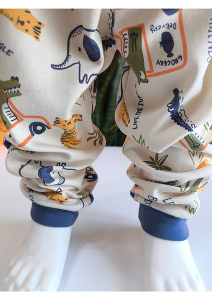 Kız-Erkek Bebek- Çocuk Pijama Takımı %100 Pamuk Uzun Kollu Yuvarlak Yaka Mevsimlik indirimleri