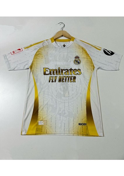 R.madridd 2024-25 Yeni Sezon Cristiano Ronaldo Yetişkin Forması (White-Gold) fiyatları