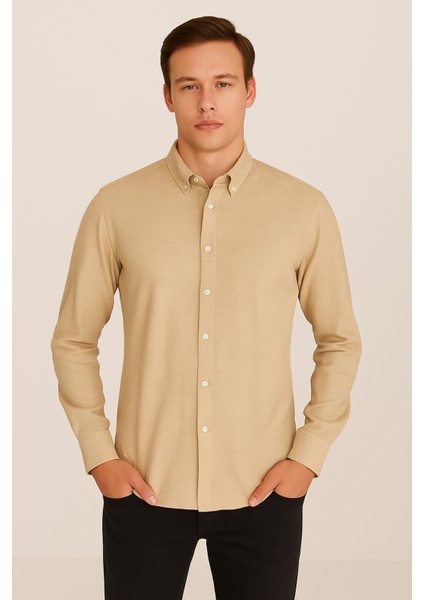 Erkek Regular Fit %100 Keten Uzun Kollu Gömlek fiyatları
