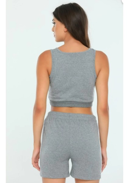 Yan Şeritli Crop Büstiyer Şort Ikili Takım fiyatları