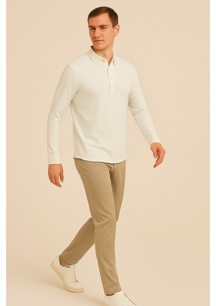 Erkek Yarım Pat Düğmeli Gömlek