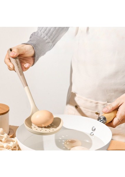 Gıda Sınıfı Silikon Spatula Seti Yapışmaz Tava Özel Yüksek Sıcaklığa Dayanıklı Mutfak Gereçleri Ev Pişirme Spatula Çorba Kaşığı (Yurt Dışından) modelleri