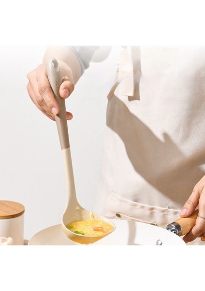 Gıda Sınıfı Silikon Spatula Seti Yapışmaz Tava Özel Yüksek Sıcaklığa Dayanıklı Mutfak Gereçleri Ev Pişirme Spatula Çorba Kaşığı (Yurt Dışından) fırsatları