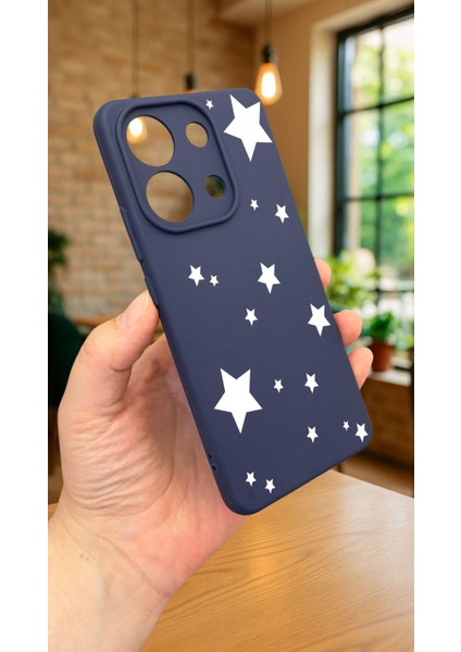 Xiaomi Redmi Note 13 Pro 4g Mini Yıldız Desenli Silikon Darbe Emici Klasik Korumalı Rubber Kılıf indirimleri