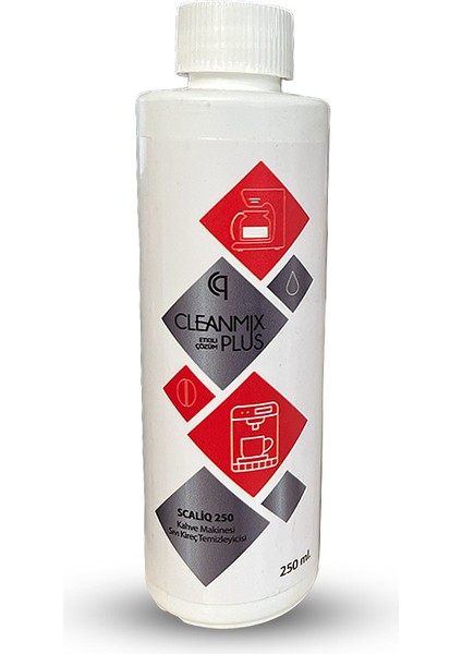 Cleanmix Plus Scaliq Kahve Makinesi Sıvı Kireç Temizleyicisi 250 ml