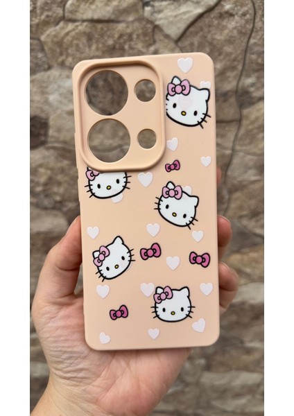 Xiaomi Redmi Note 13 Pro 4g Uyumlu Hello Kity Silikon Darbe Emici Klasik Korumalı Rubber Kılıf fırsatları