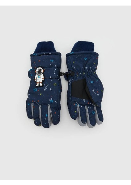 Baskılı Erkek Çocuk Kar Eldiveni (W5) fiyatları